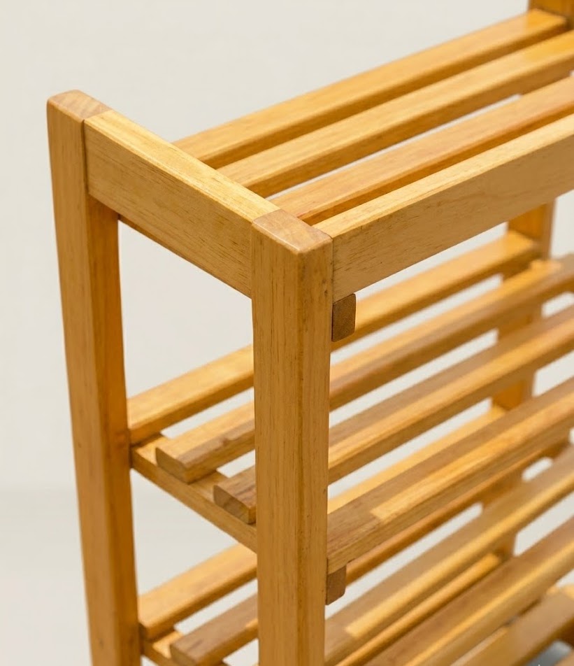 Shirika Shoe Rack — handcrafted African furniture by High point in Kenya (view 3)