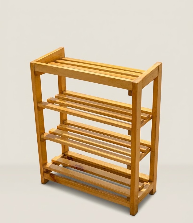 Shirika Shoe Rack — handcrafted African furniture by High point in Kenya (view 2)