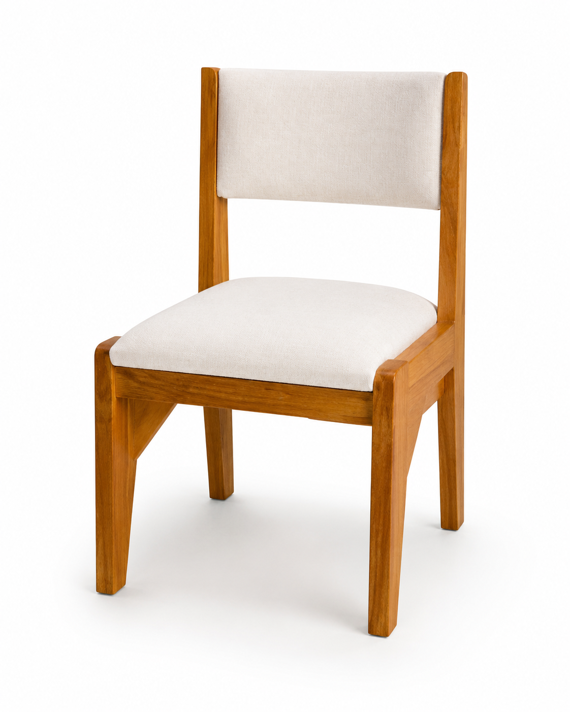 Zuri Wooden Dining Chair — handcrafted African furniture by Andmorecode in Kenya