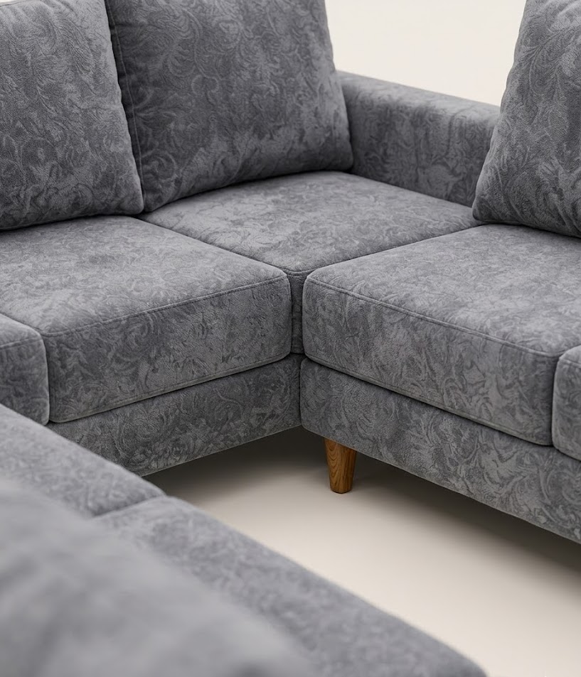 Nneka Sectional Sofa — handcrafted African furniture by Moseso furniture  in Kenya (view 4)