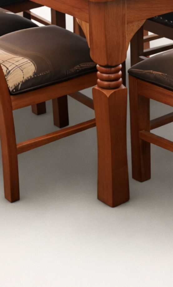 Jua Mahogany Dining Table — handcrafted African furniture by Promising furniture world  in Kenya (view 3)