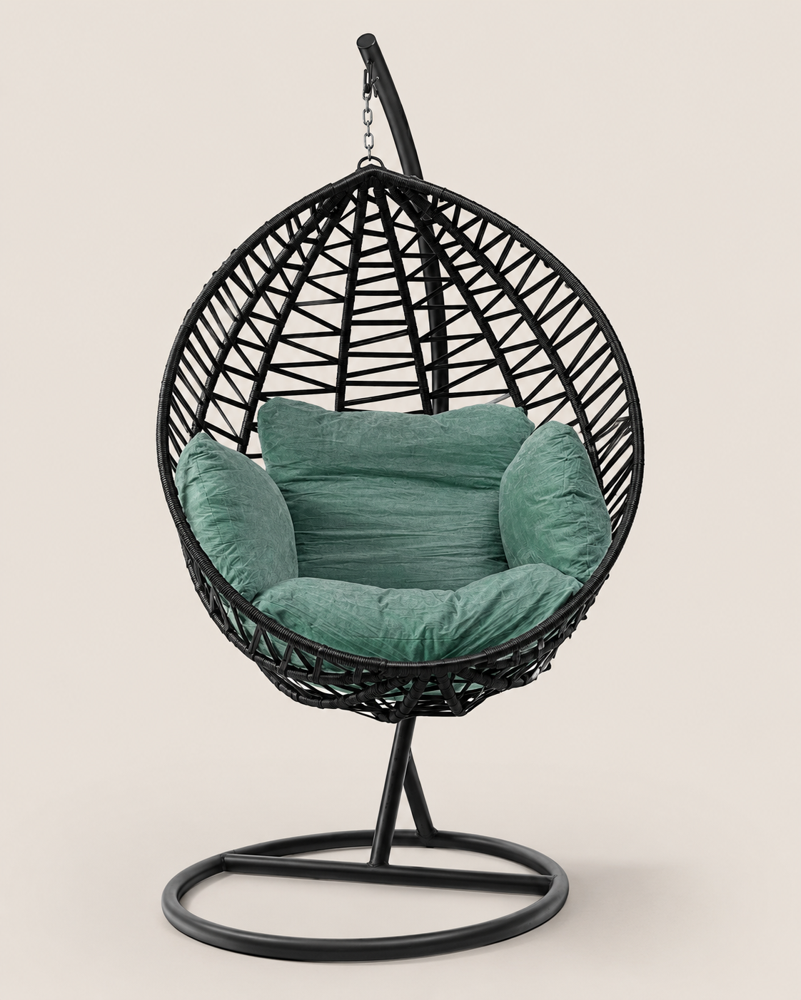 Bdauni Hanging Chair — handcrafted African outdoor by Ekram furniture in Kenya
