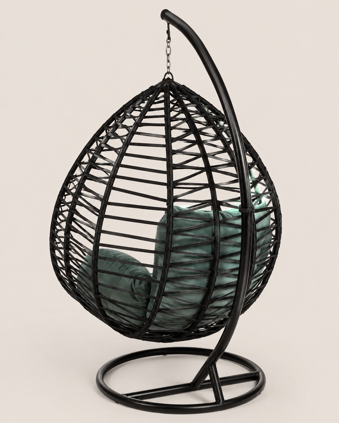 Bdauni Hanging Chair — handcrafted African outdoor by Ekram furniture in Kenya (view 2)