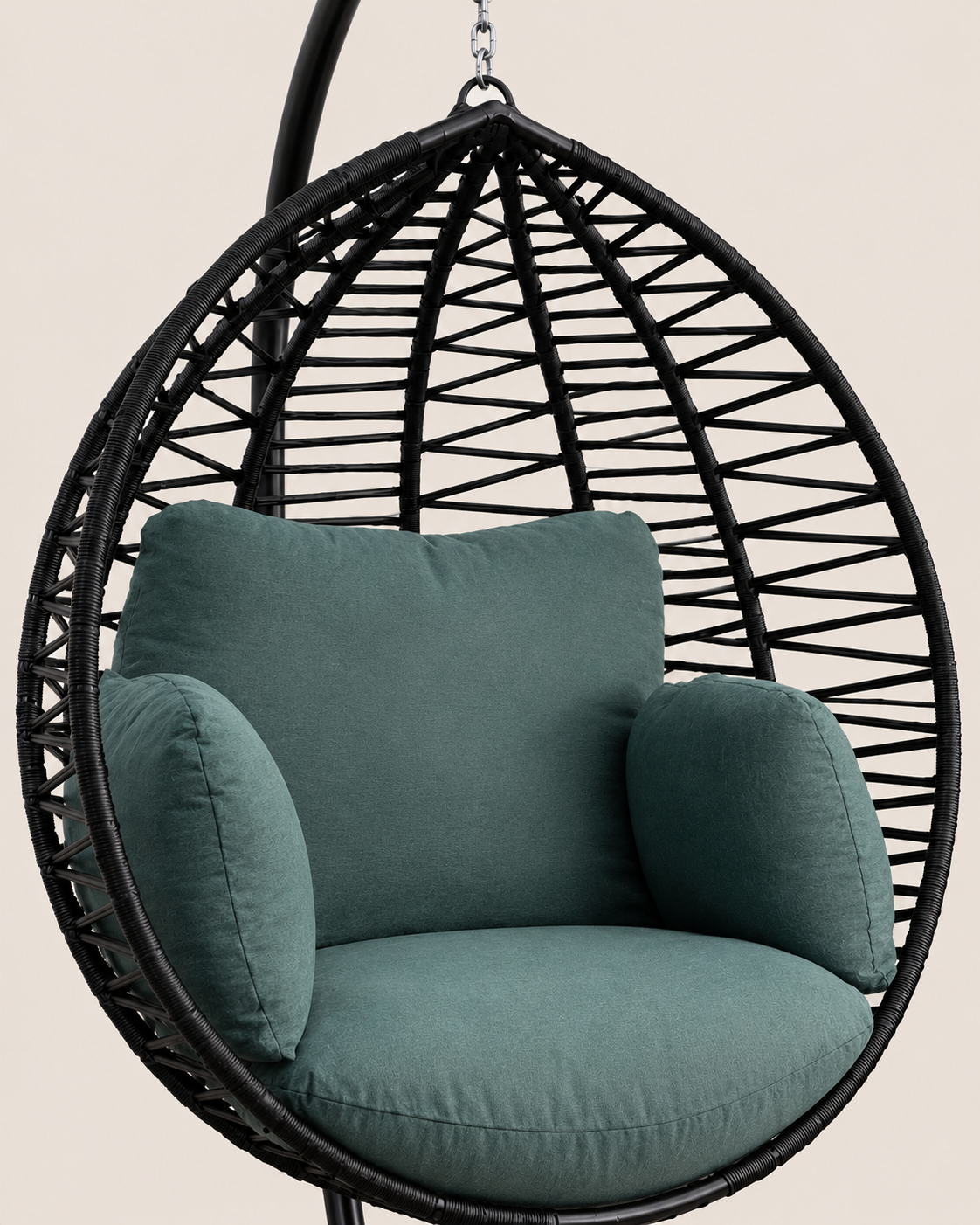 Bdauni Hanging Chair — handcrafted African outdoor by Ekram furniture in Kenya (view 3)