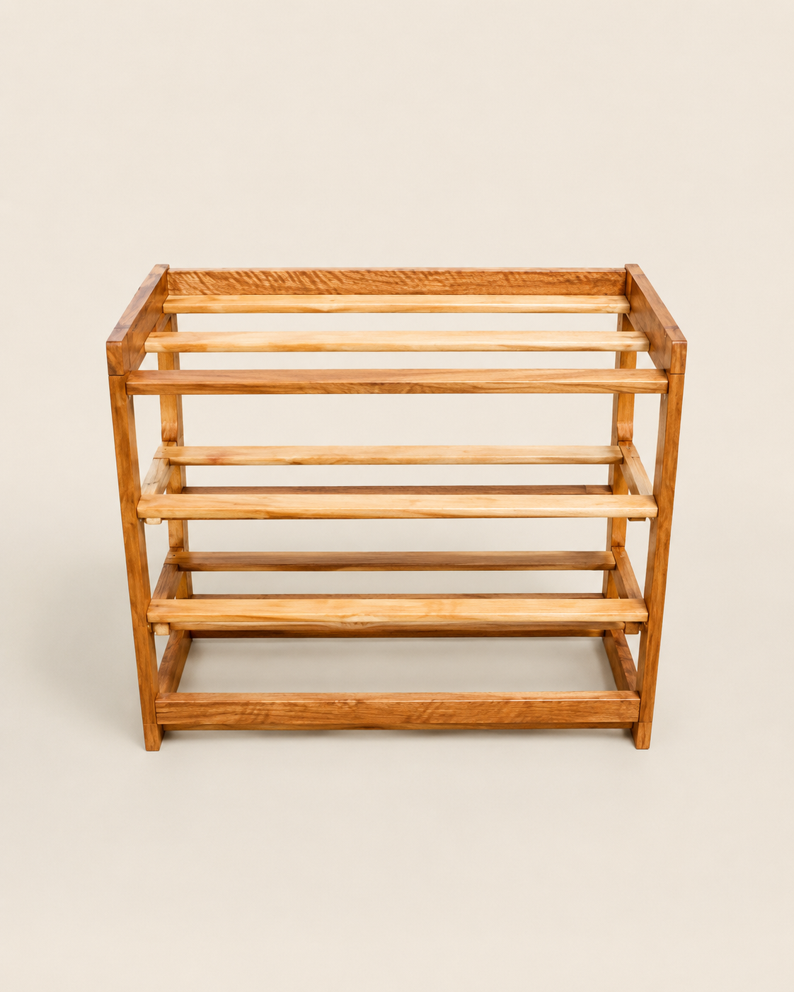 Thiof Shoe Rack — handcrafted African furniture by Kaimosi metals in Kenya