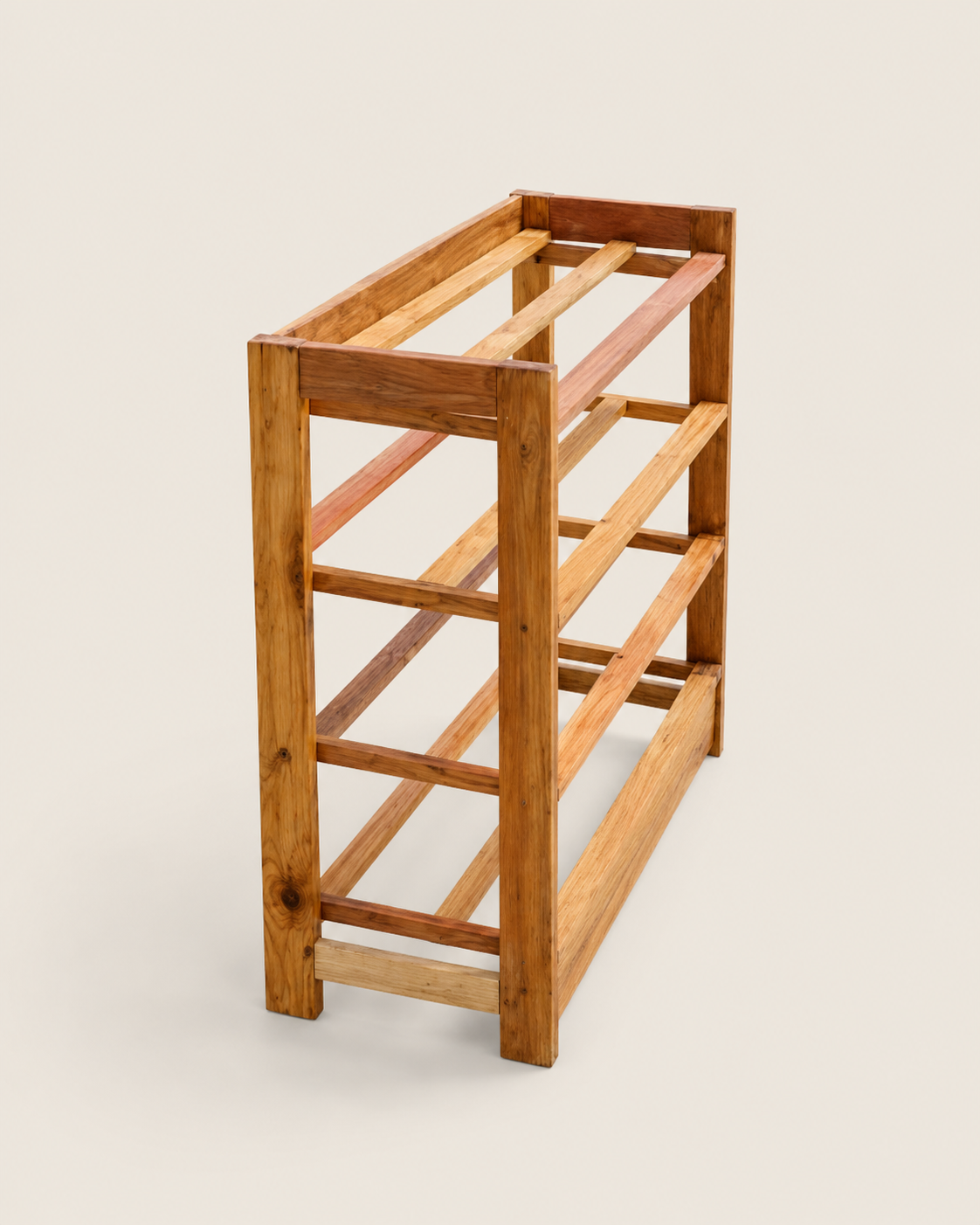 Thiof Shoe Rack — handcrafted African furniture by Kaimosi metals in Kenya (view 2)