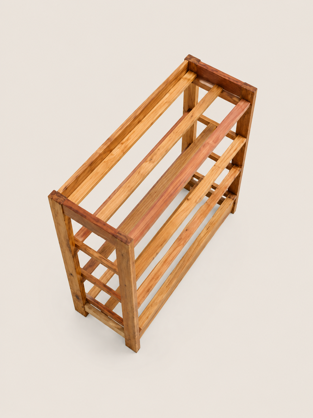 Thiof Shoe Rack — handcrafted African furniture by Kaimosi metals in Kenya (view 3)