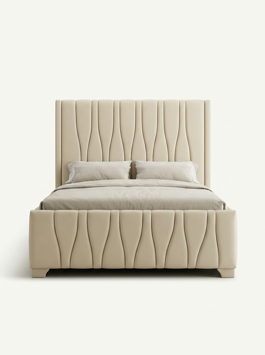 Kilifi Upholstered Bed — handcrafted African furniture by Sarah furniture  in Kenya (view 5)