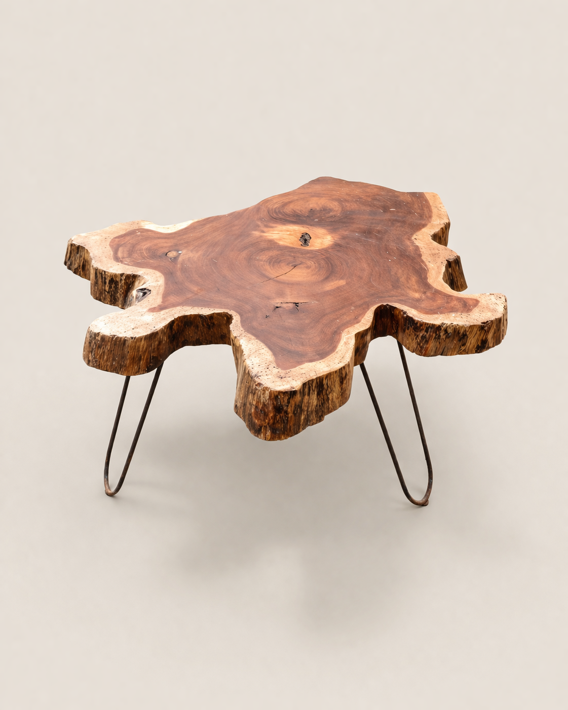 Magogo Table Wanza Coffee — handcrafted African furniture by Makey Stays in Kenya