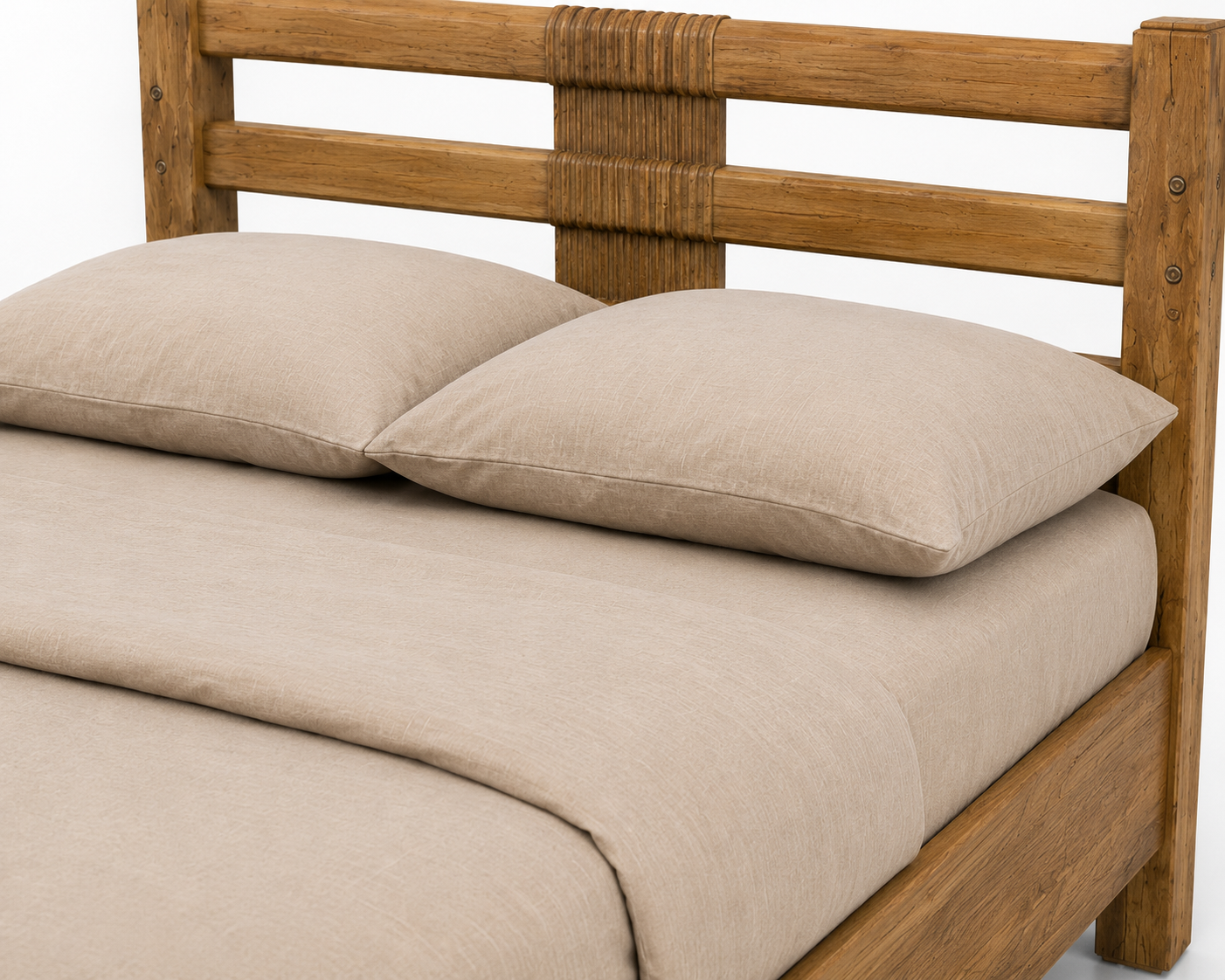 6 by 6 Jasiri Heritage Bed — handcrafted African furniture by PK interior furniture  in Kenya (view 4)