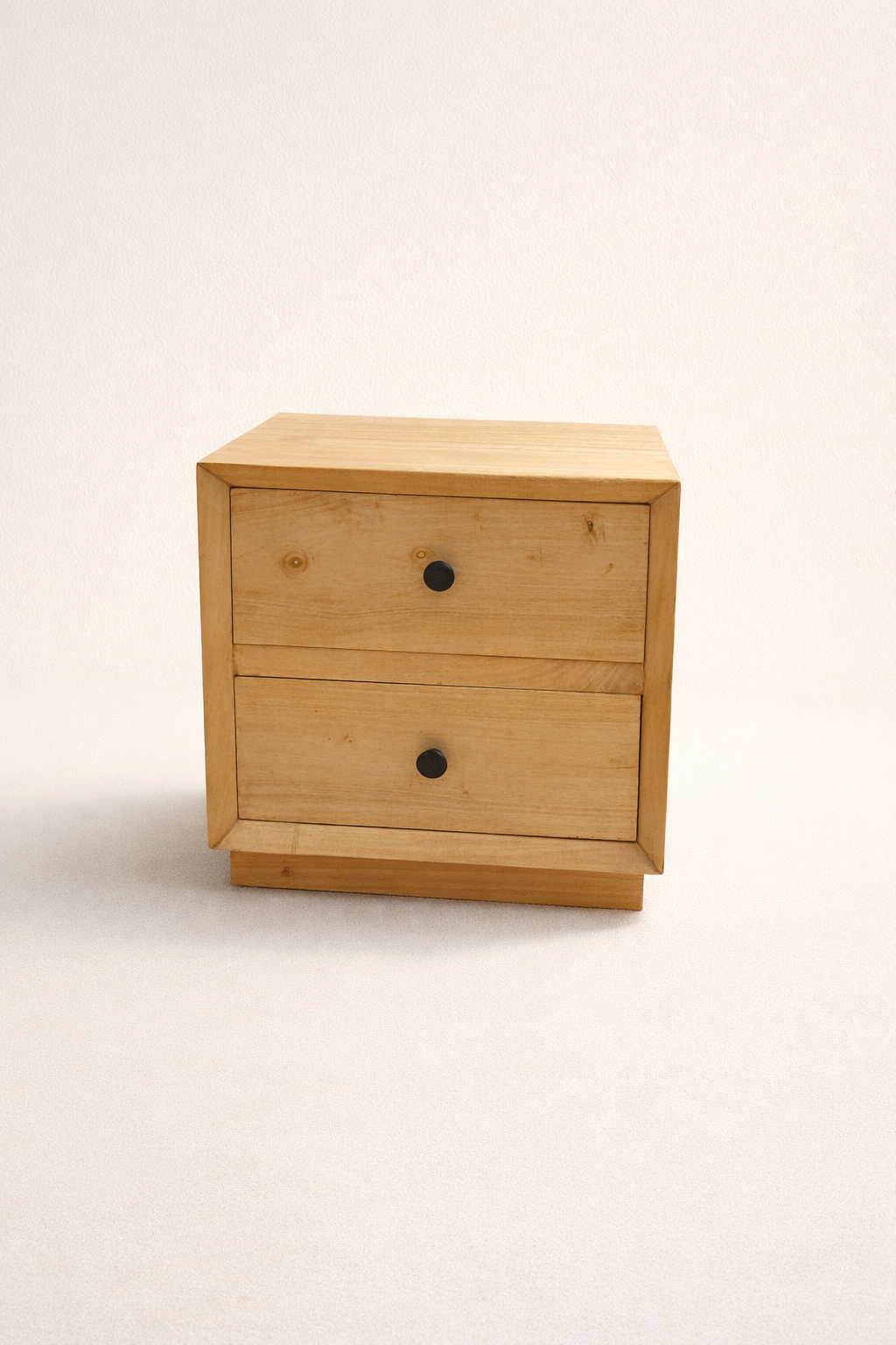 Bao Two-Drawer Nightstand — handcrafted African furniture by Koyo furniture in Kenya