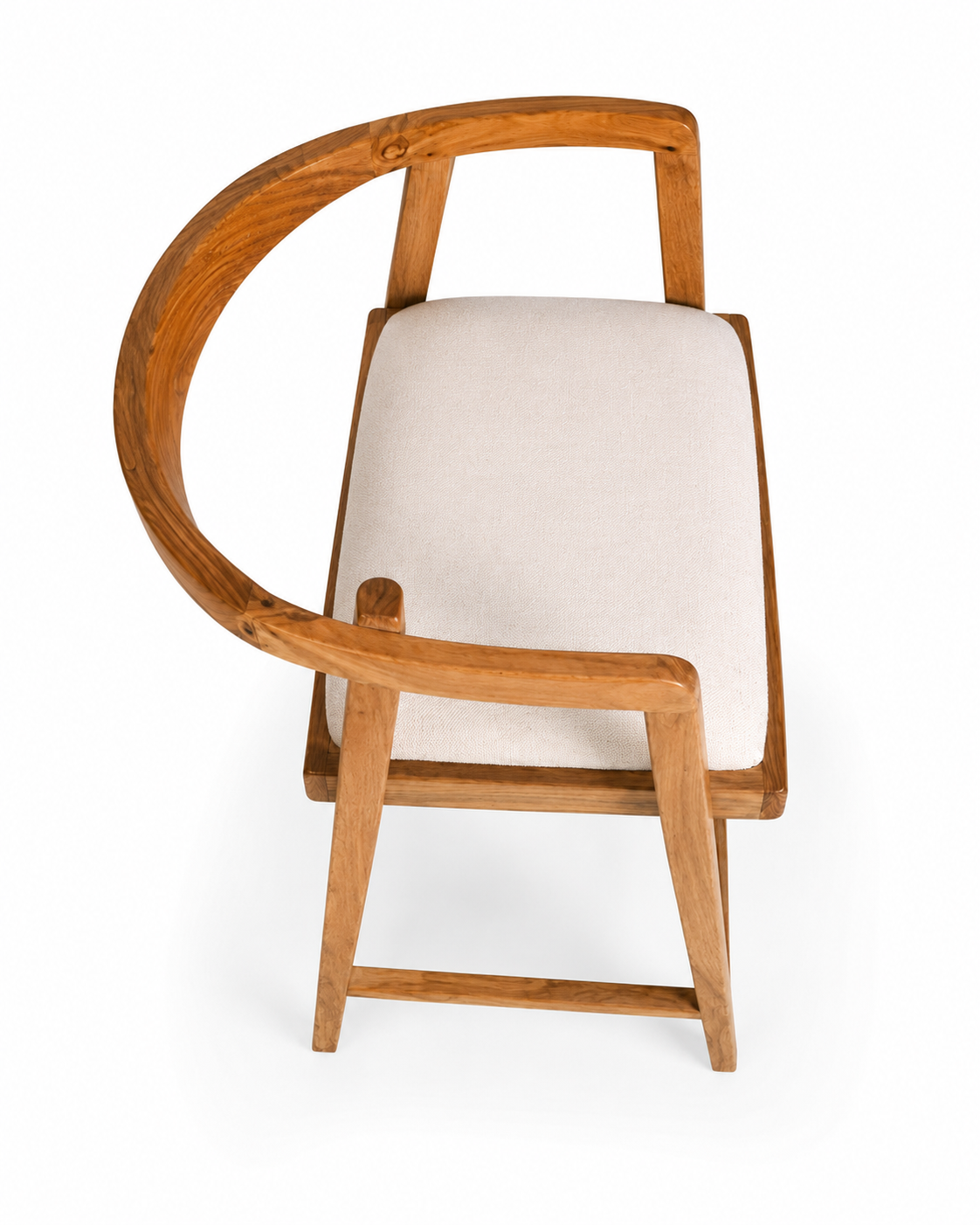 Kilele Wooden Bar Chair — handcrafted African furniture by Andmorecode in Kenya (view 3)
