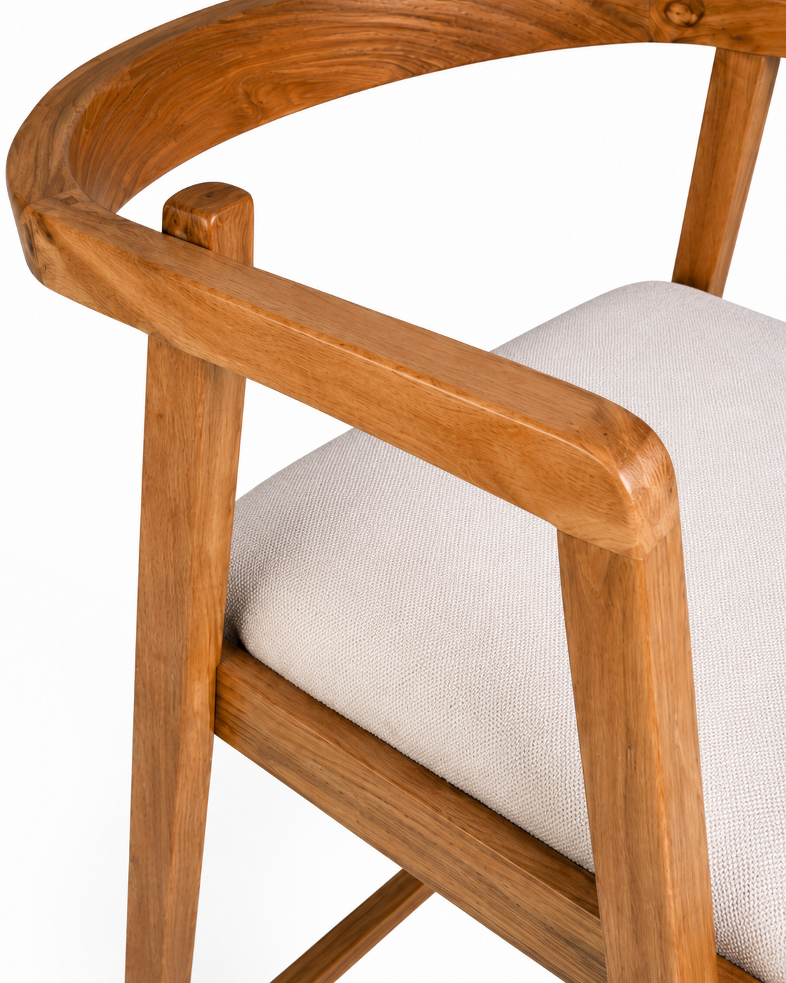 Kilele Wooden Bar Chair — handcrafted African furniture by Andmorecode in Kenya (view 5)