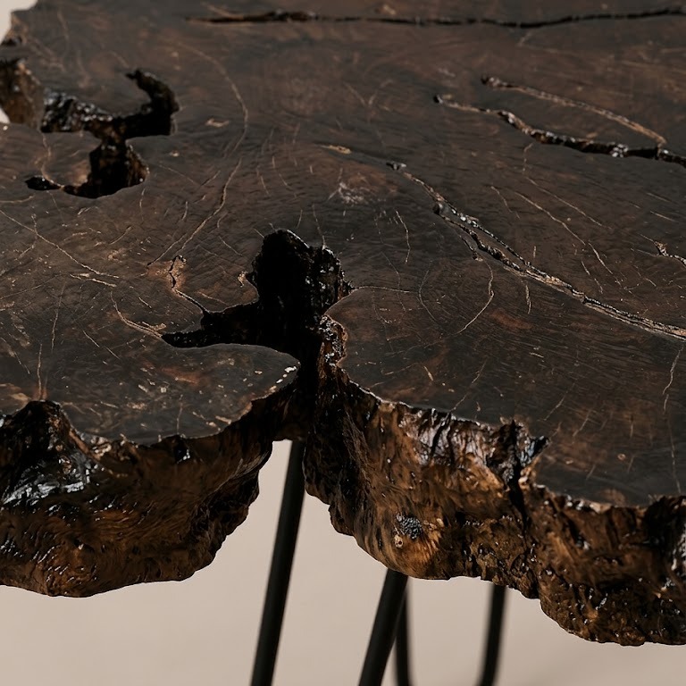 Saba Treetop Side Table — handcrafted African furniture by Paruth  in Kenya (view 3)