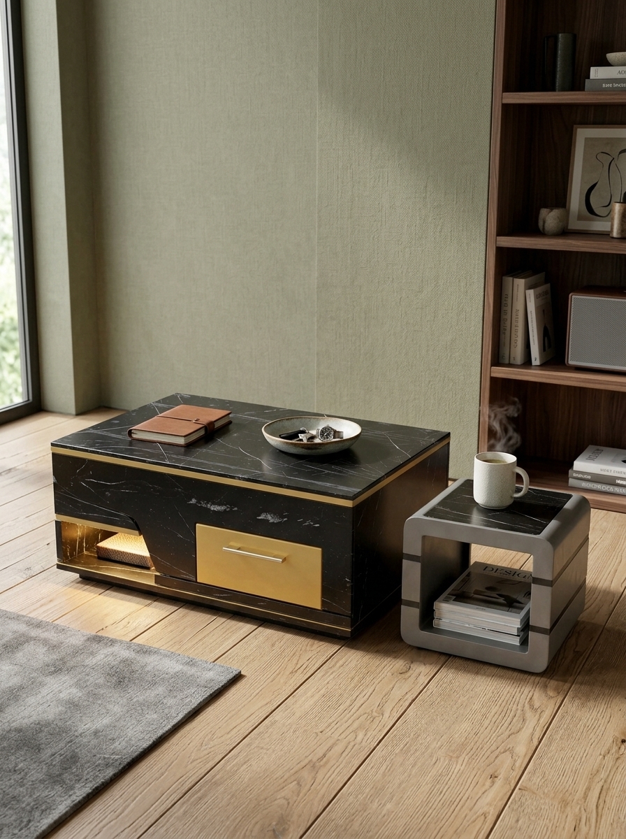 Elgeyo Coffee Table — handcrafted African furniture by Naftal furniture  in Kenya (view 2)