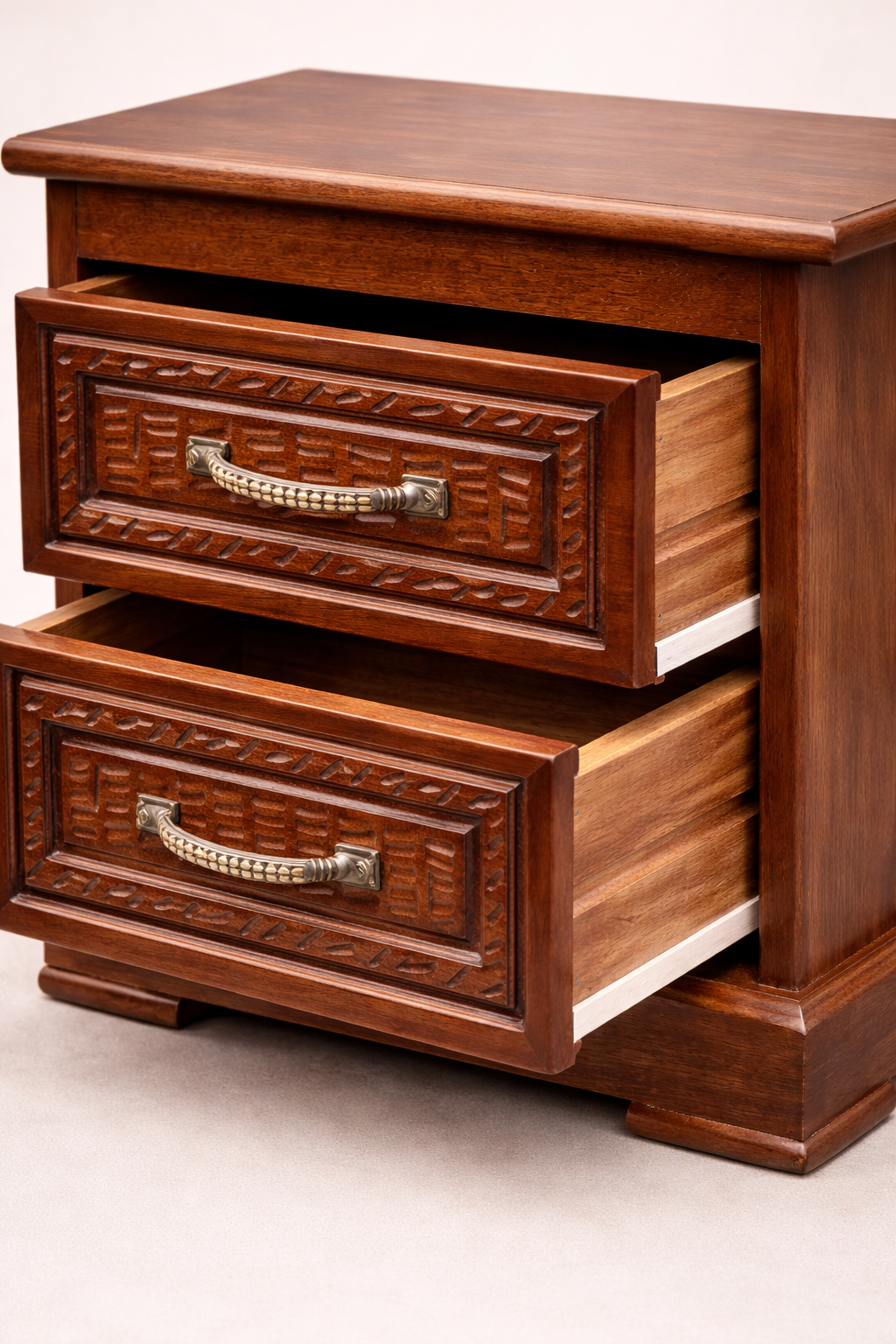 Mvumo Bed Side Drawer — handcrafted African furniture by Bimos Furniture in Kenya (view 3)