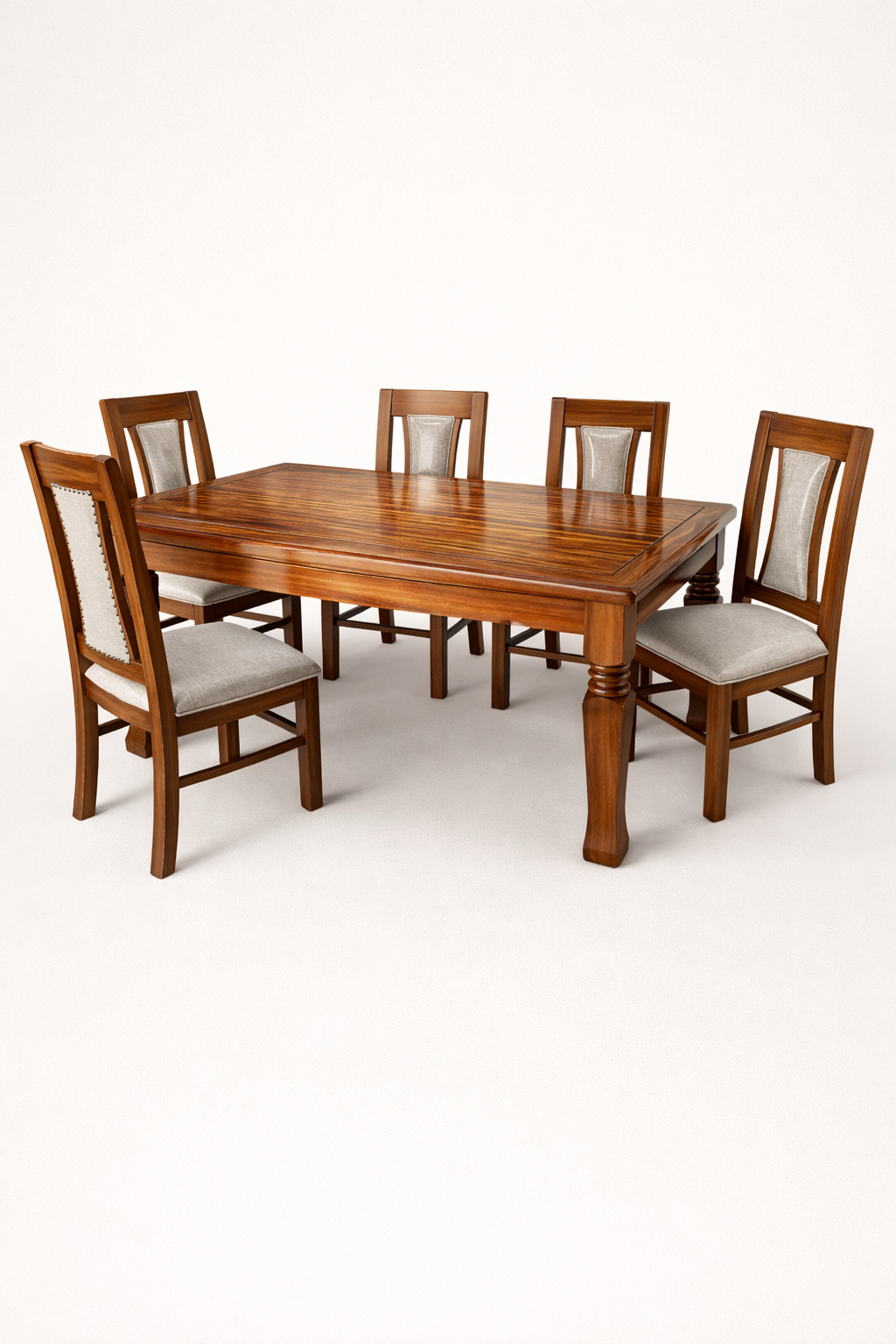 Mbari Dining Set — handcrafted African furniture by Cobs Furniture and metal works in Kenya (view 2)