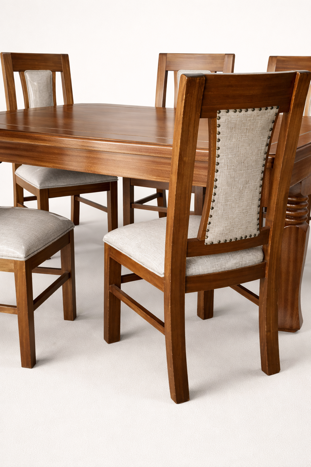 Mbari Dining Set — handcrafted African furniture by Cobs Furniture and metal works in Kenya (view 3)