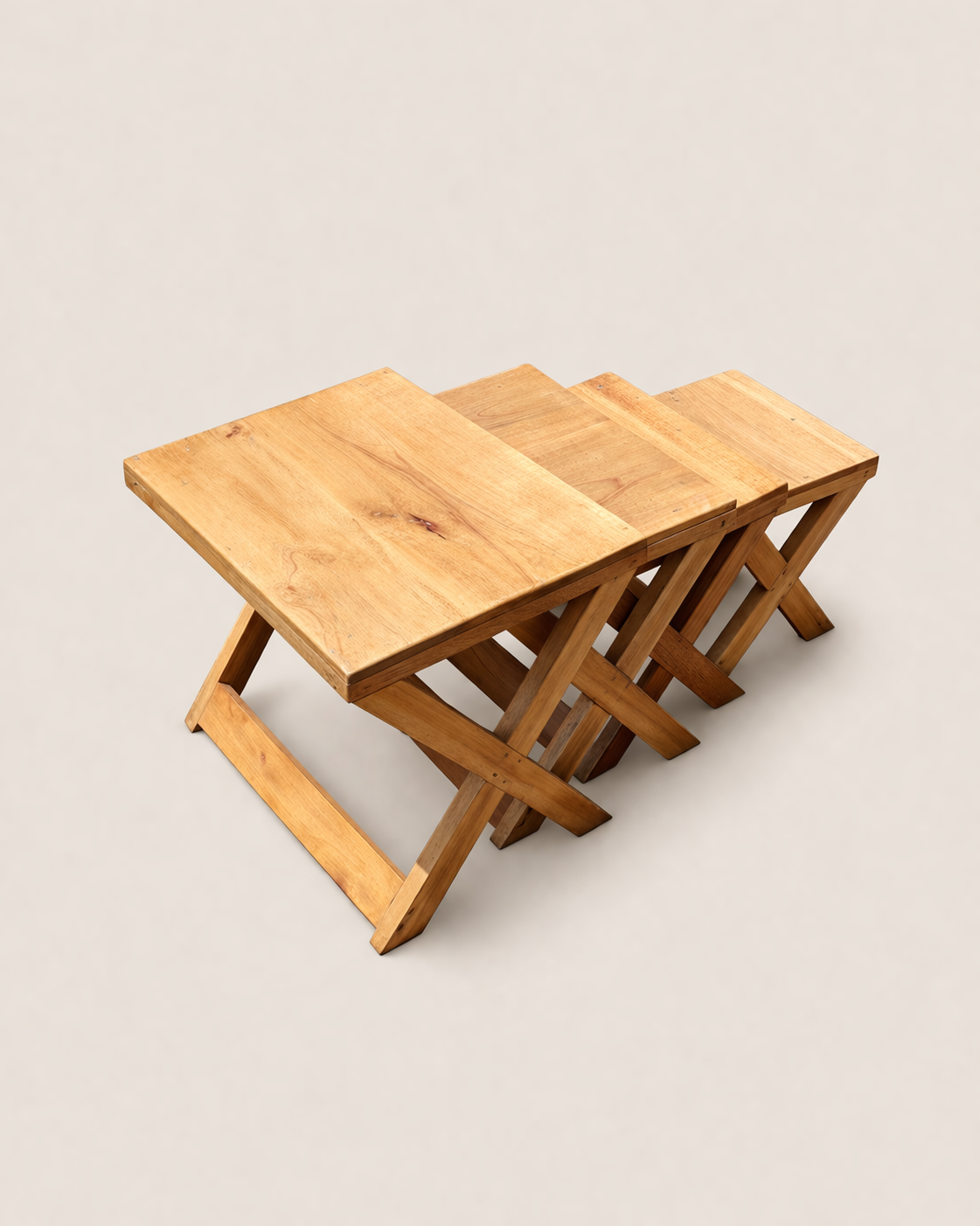 Kikonde Nest Of Stools — handcrafted African furniture by Makey Stays in Kenya (view 2)
