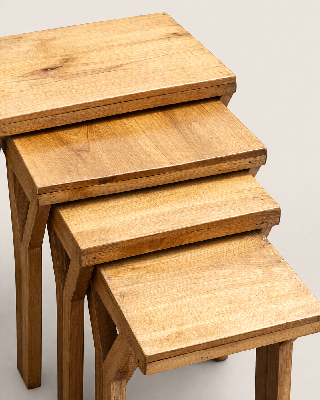 Kikonde Nest Of Stools — handcrafted African furniture by Makey Stays in Kenya (view 4)