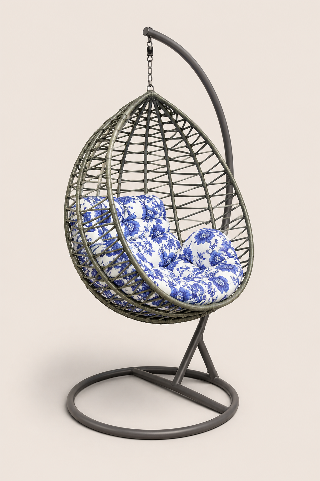 Zuri Swing Chair. — handcrafted African outdoor by Sinai in Kenya (view 3)