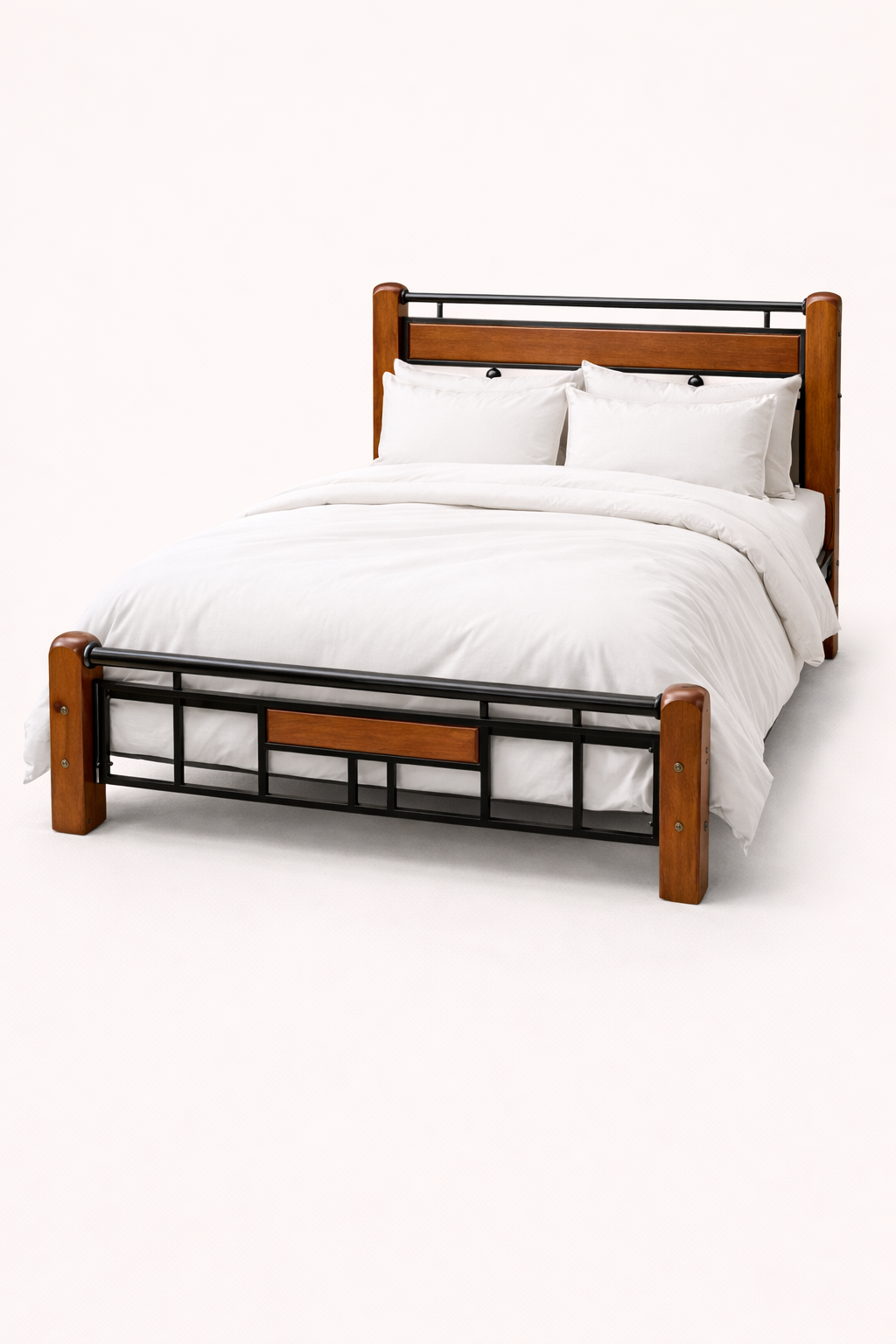 Bed 5by6 — handcrafted African furniture by Bimos Furniture in Kenya