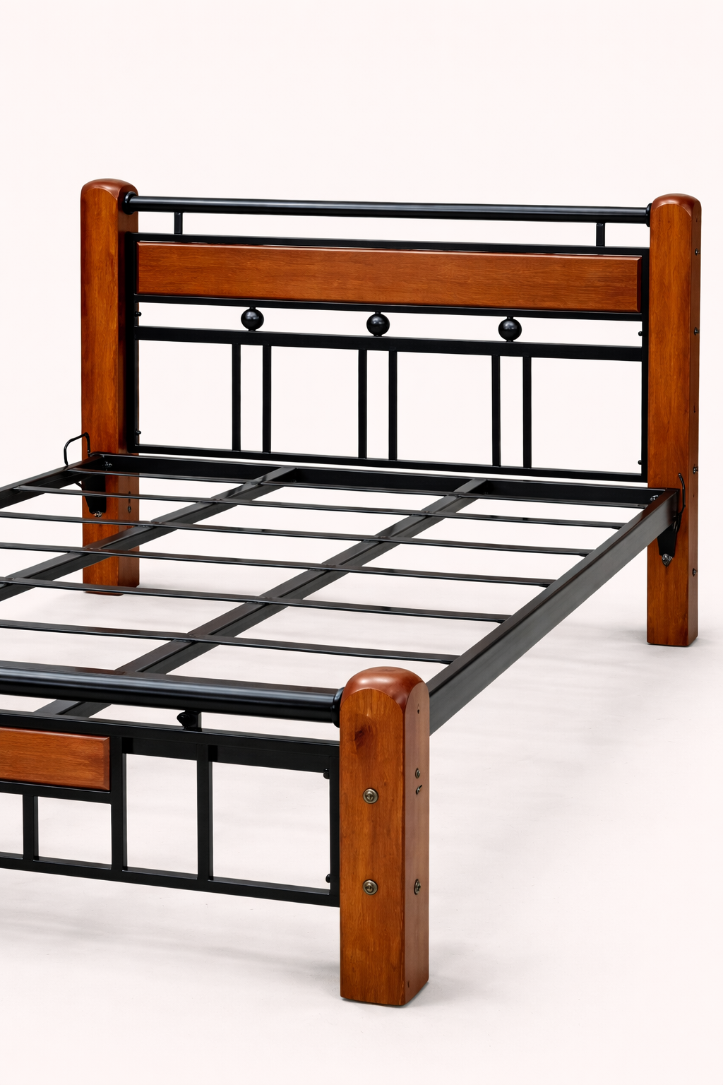 Bed 5by6 — handcrafted African furniture by Bimos Furniture in Kenya (view 3)