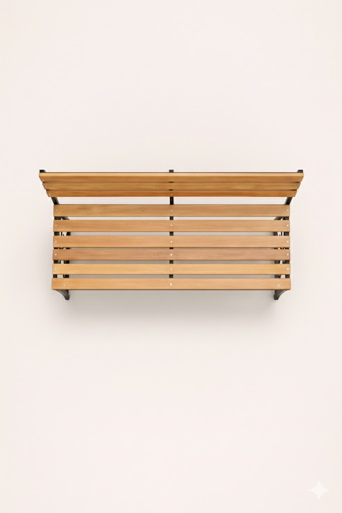 Jua Garden Bench — handcrafted African outdoor by Rodis and woods land furnitures  in Kenya (view 2)