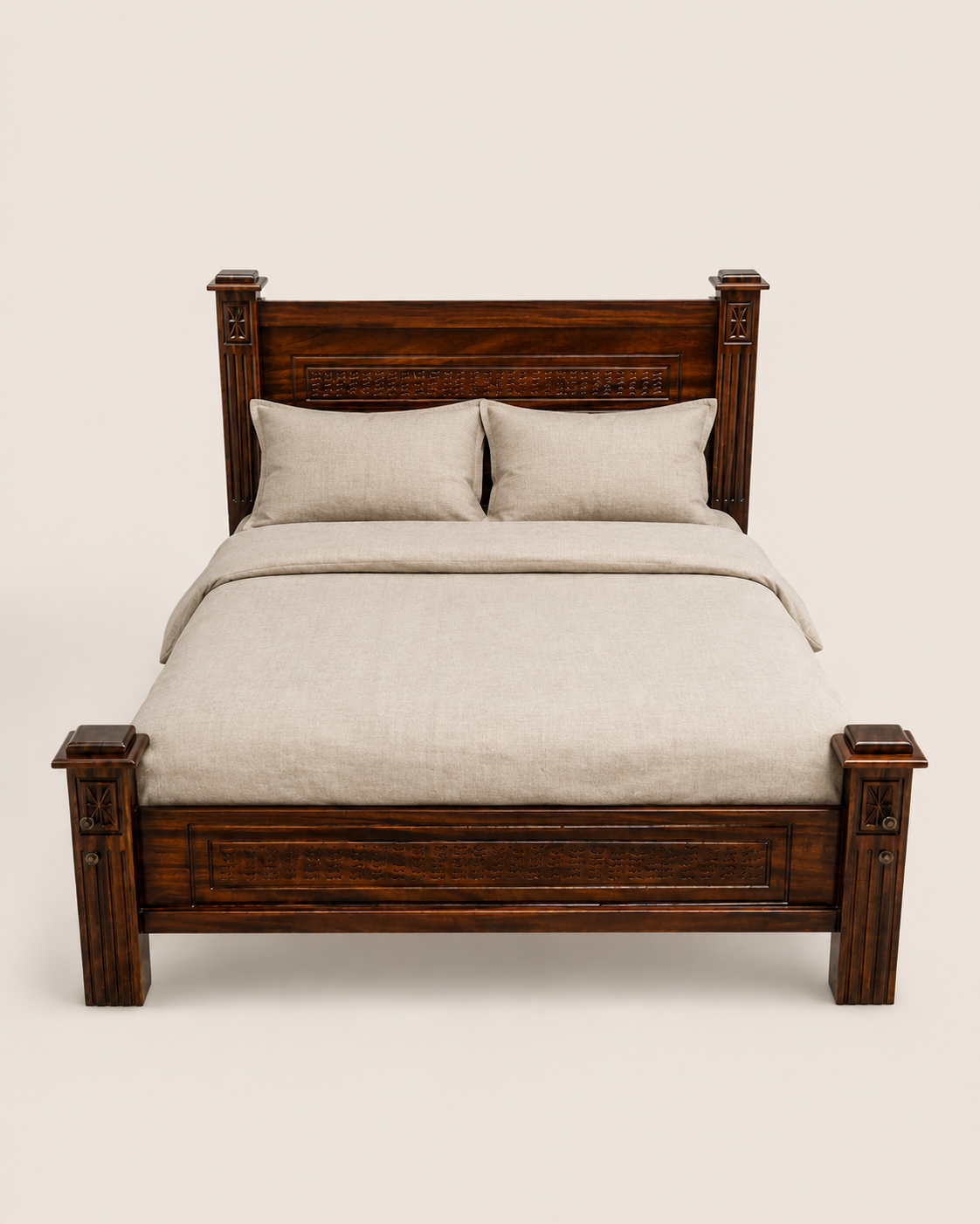 Fumba Legacy Bed — handcrafted African furniture by Rehema furniture  in Kenya