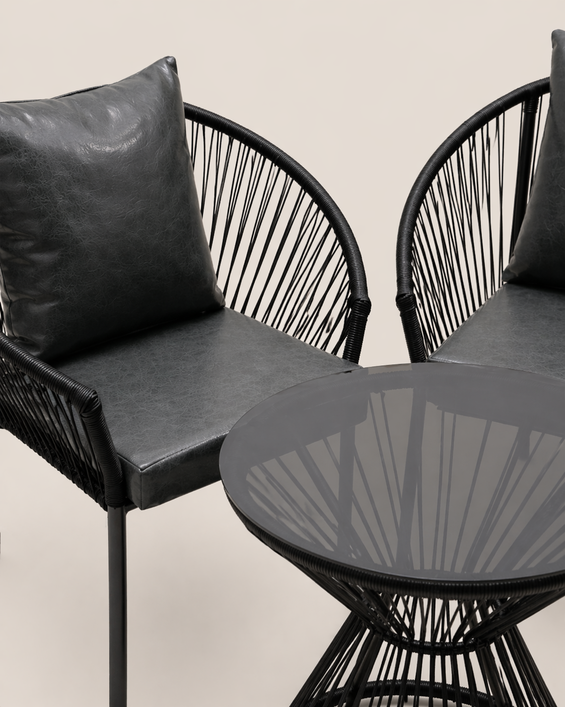 Fingira Bistro Set — handcrafted African outdoor by Marineimali393 in Kenya (view 3)