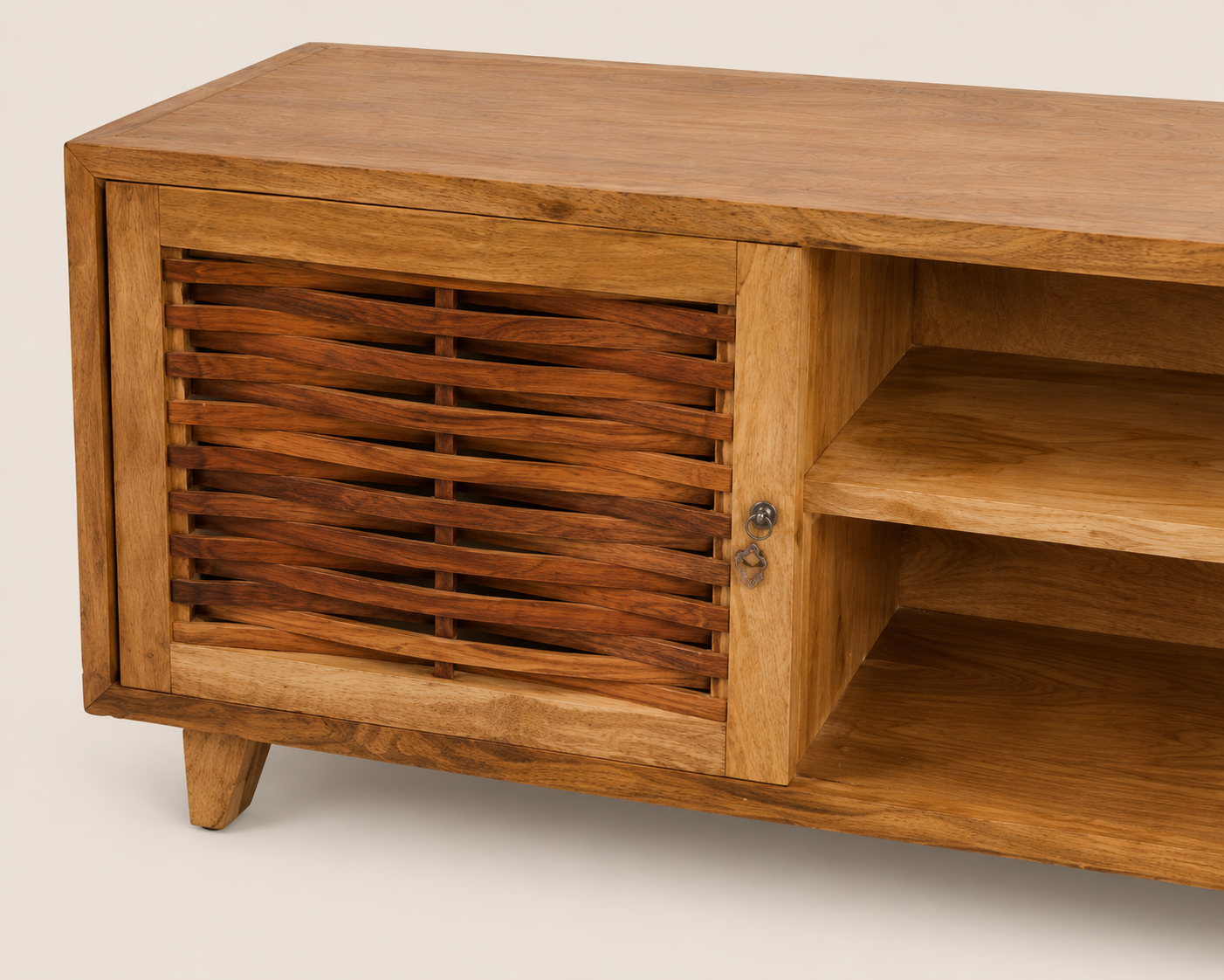 Aefel Media Console — handcrafted African furniture by Ndekena (pending setup) in Kenya (view 3)