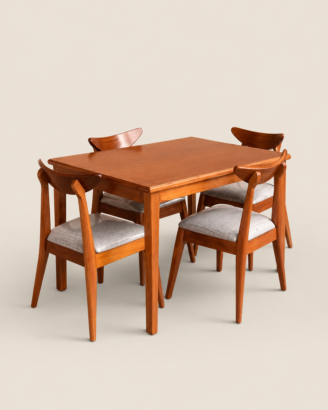 4 seater Dining Set — handcrafted African furniture by The MI Interiors  in Kenya (view 3)