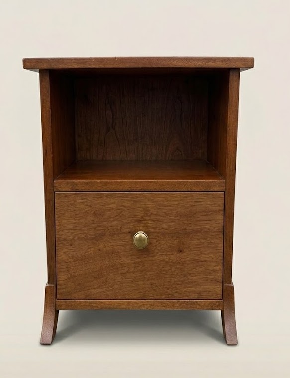 Adova Bedside Table — handcrafted African furniture by Lifestyle Furniture  in Kenya