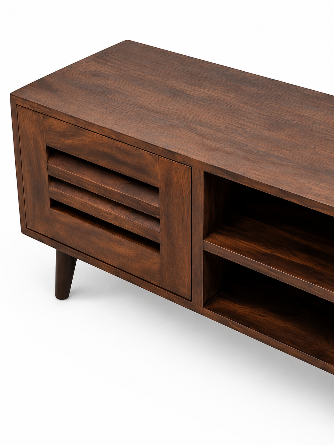 Eben Vumbi Media Console — handcrafted African furniture by Ebenezer Furnitures in Kenya (view 3)