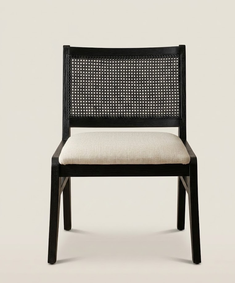 Aasa Cane Dining Chair — handcrafted African furniture by Ekram furniture in Kenya