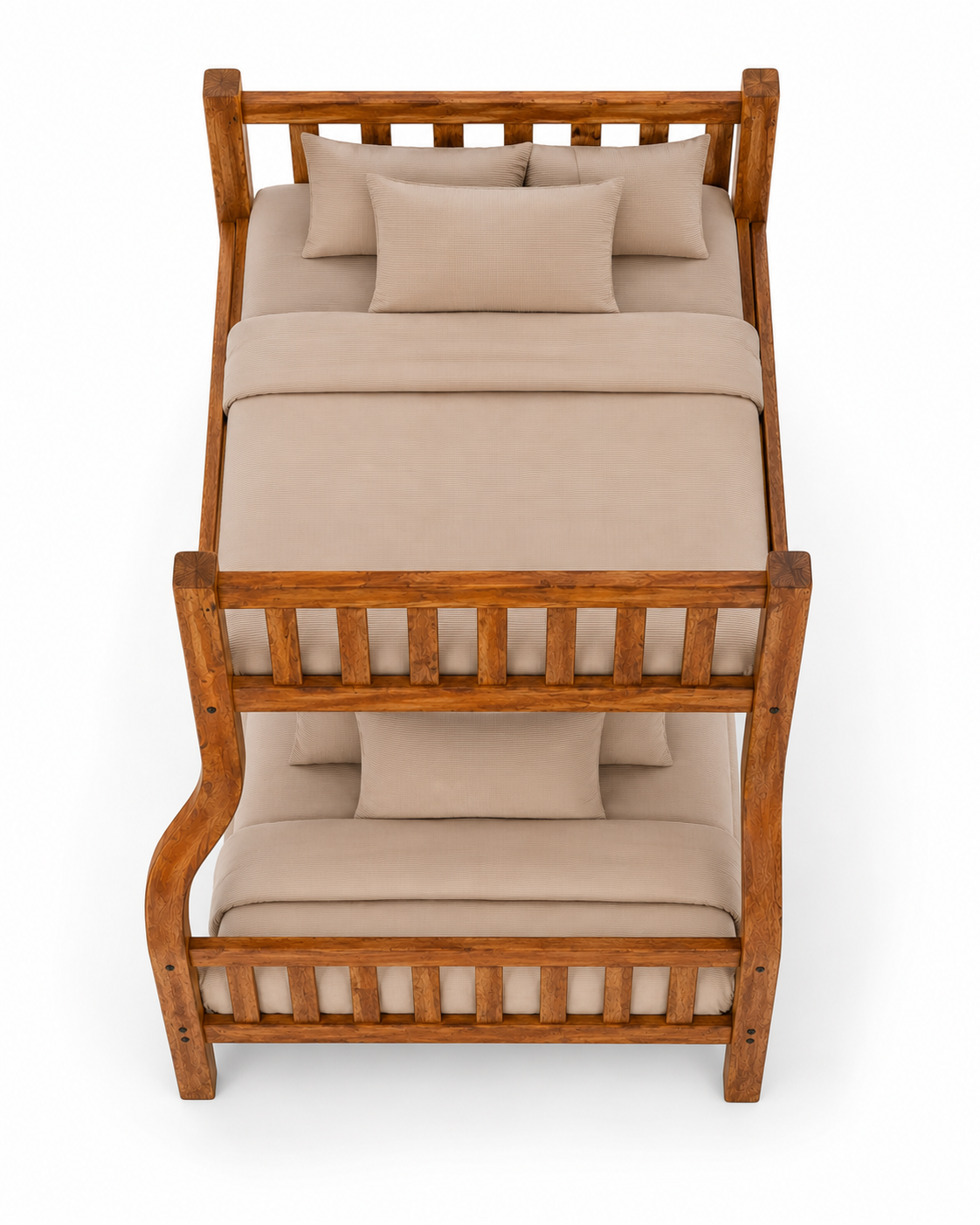Jasiri Wooden Bunk Bed — handcrafted African furniture by PK interior furniture  in Kenya (view 2)