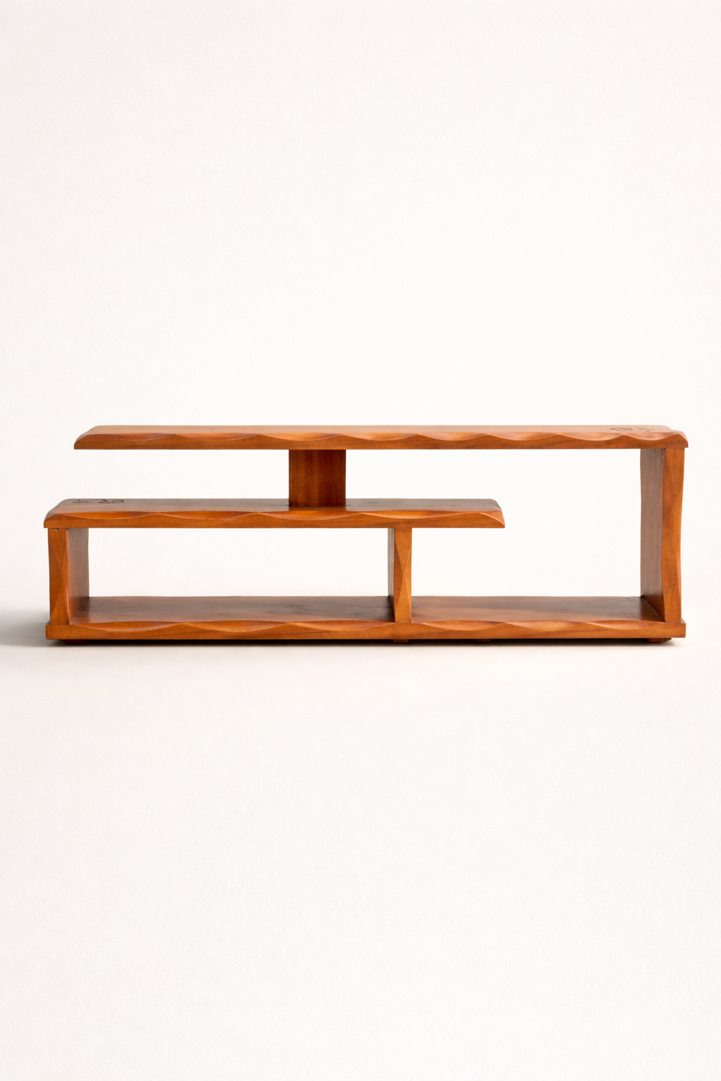 Mavuno Mahogany TV Console — handcrafted African furniture by Samuel woodworks  in Kenya (view 2)