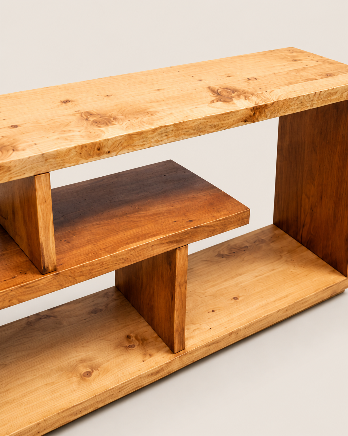 Bima Cypress Accent Shelf — handcrafted African furniture by Adorable Designs in Kenya (view 3)