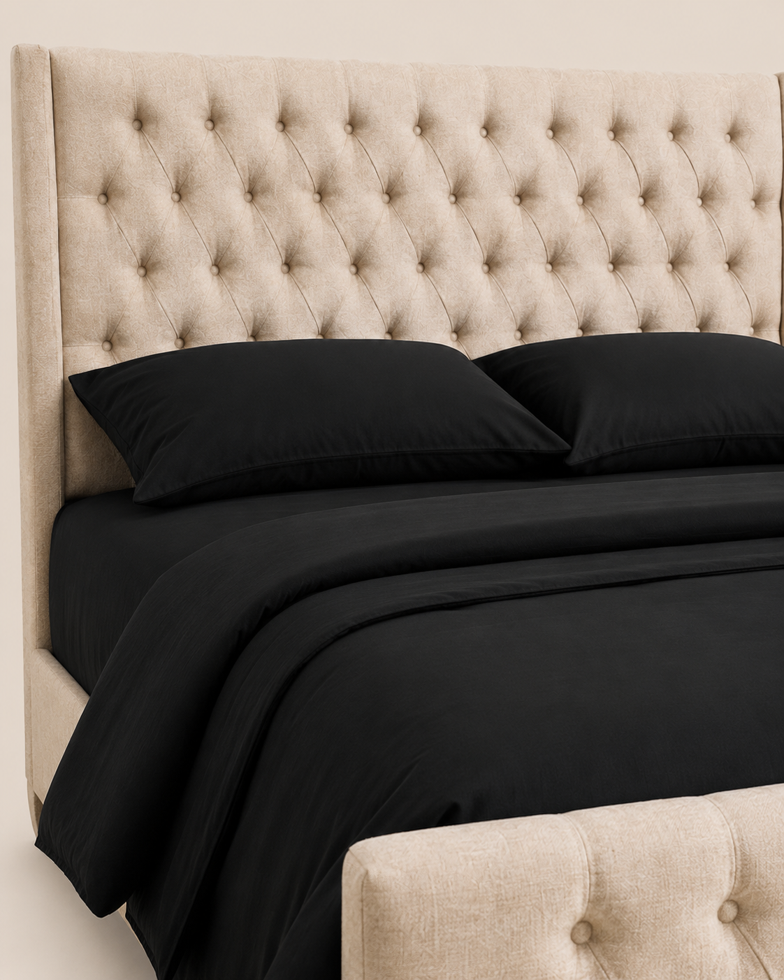 5 by 6 Upholstered Bed — handcrafted African furniture by Fahari homes in Kenya (view 4)