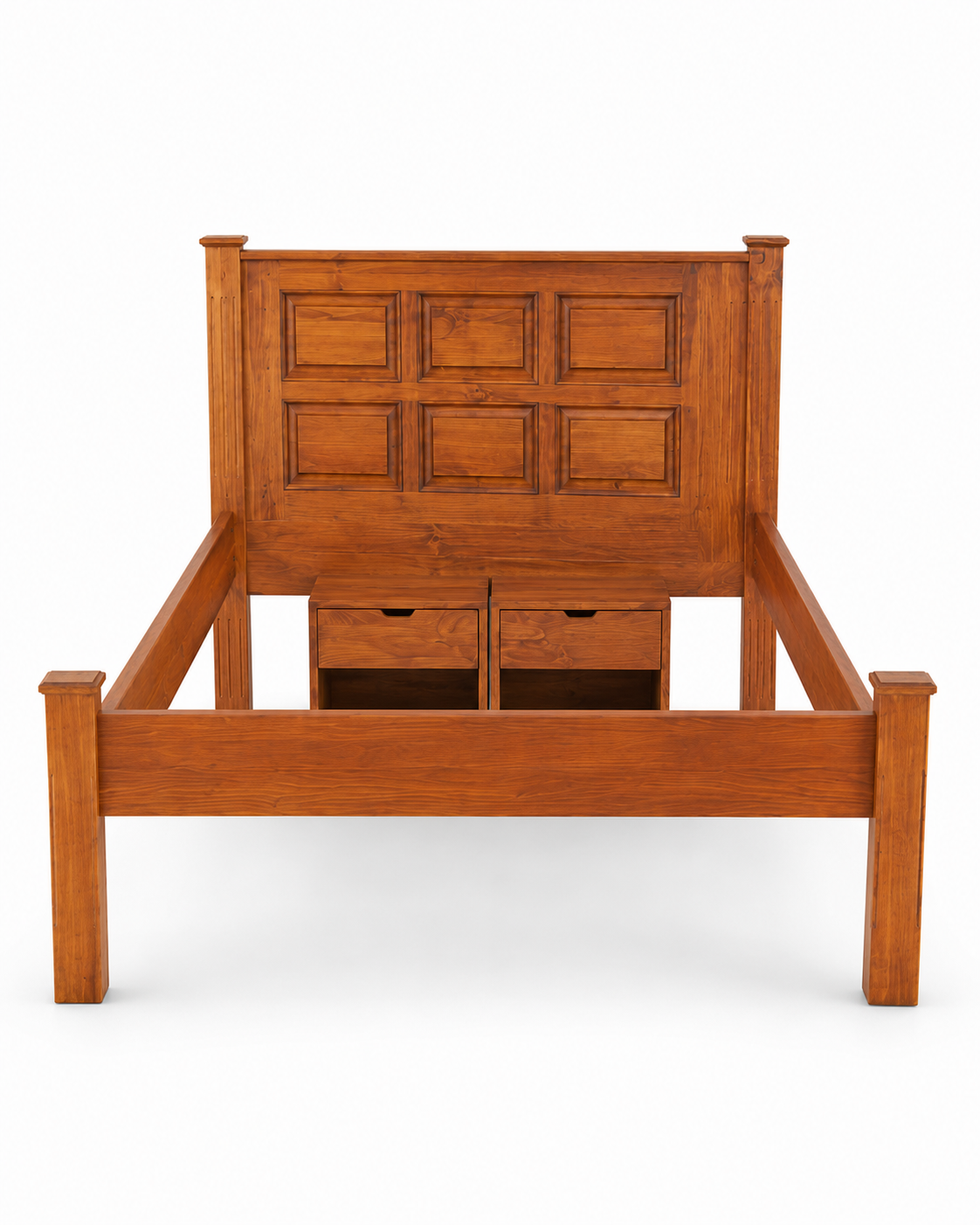 5 by 6Soreyo Luxe Mahogany Kifaru Bed — handcrafted African furniture by Vejo furniture  in Kenya (view 3)
