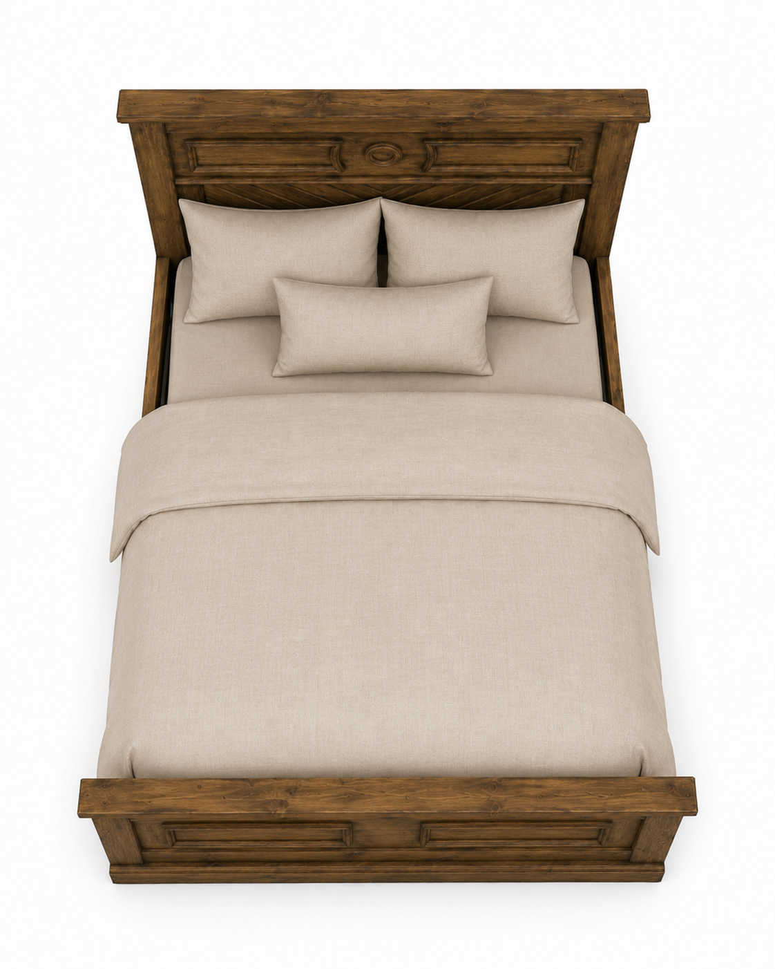 5 by 6Jabari Heritage Bed — handcrafted African furniture by PK interior furniture  in Kenya (view 2)