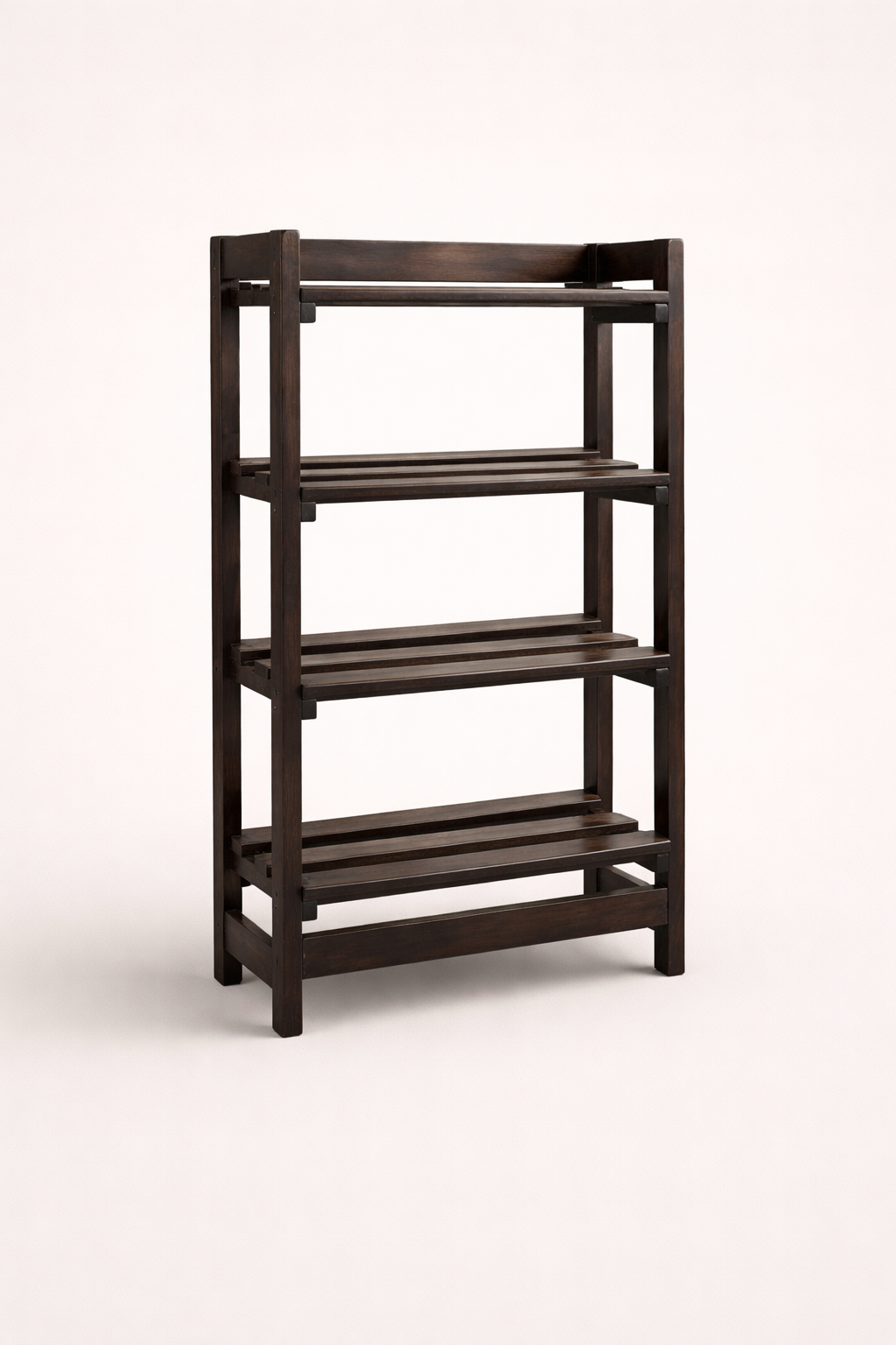 Jua Mukui Wood Shoerack — handcrafted African furniture by Rodis and woods land furnitures  in Kenya (view 2)