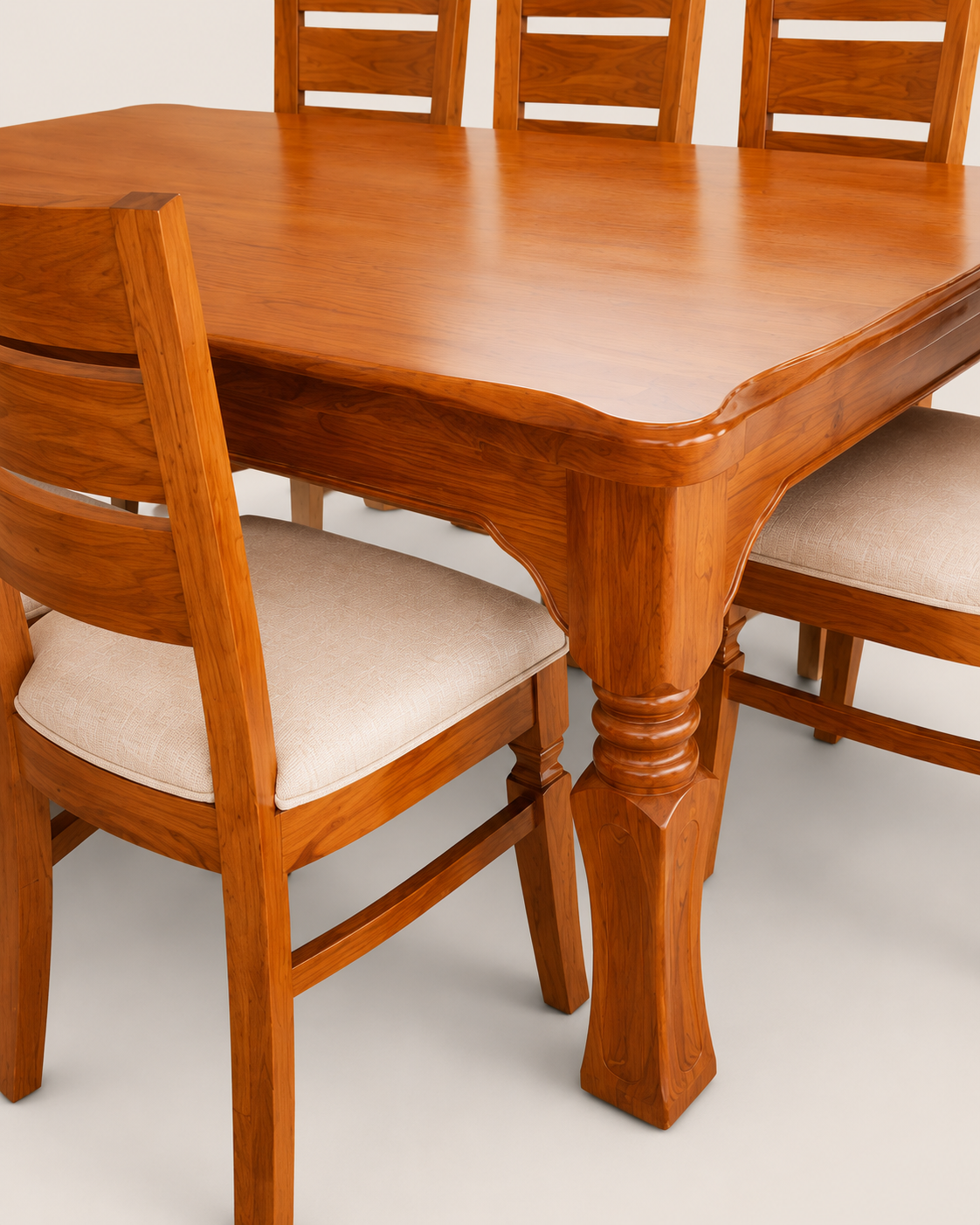 Oceol Dining Table Set — handcrafted African furniture by mzazi furniture in Kenya (view 3)