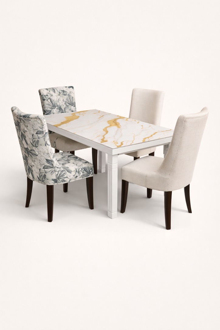 Jua Cypruss Dining Set — handcrafted African furniture by Mwangaza Furniture  in Kenya