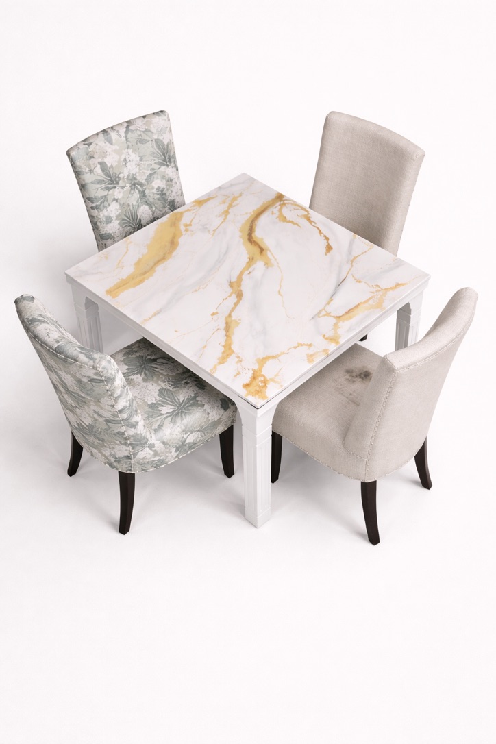 Jua Cypruss Dining Set — handcrafted African furniture by Mwangaza Furniture  in Kenya (view 2)