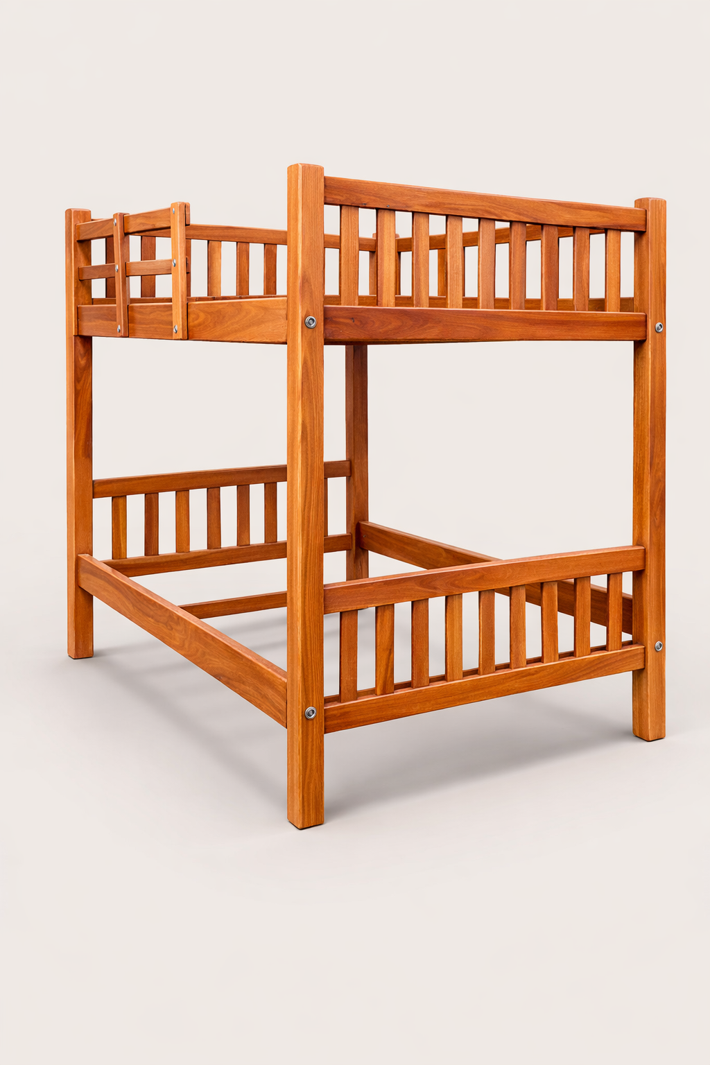 Imara Mahogany Double-Decker Bed — handcrafted African furniture by Ephraim furniture  in Kenya (view 2)