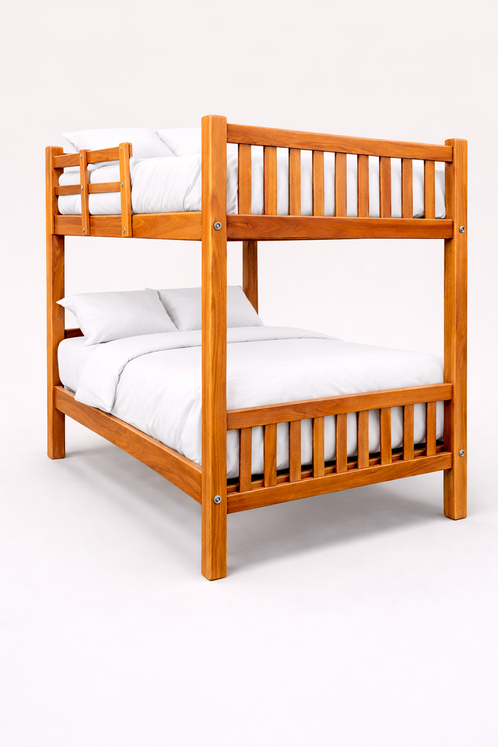 Imara Mahogany Double-Decker Bed — handcrafted African furniture by Ephraim furniture  in Kenya