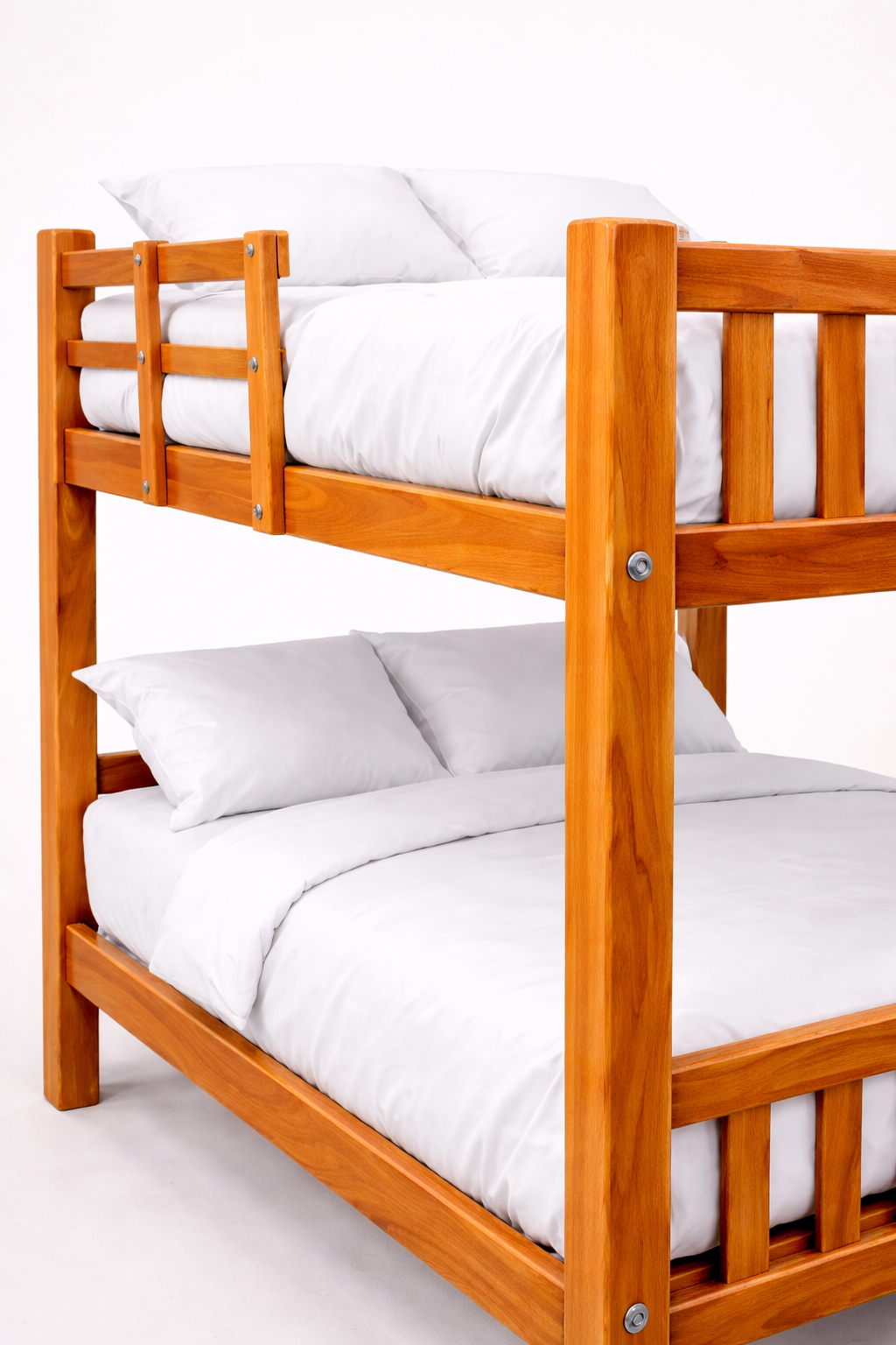 Imara Mahogany Double-Decker Bed — handcrafted African furniture by Ephraim furniture  in Kenya (view 3)