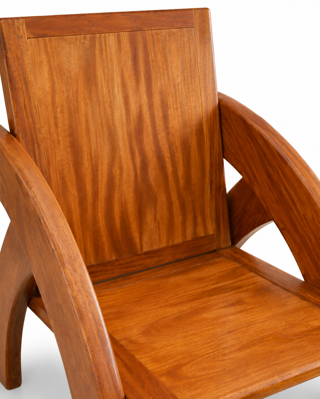 Jabali Wooden Lounge Chair — handcrafted African outdoor by Tenis furniture palace in Kenya (view 3)