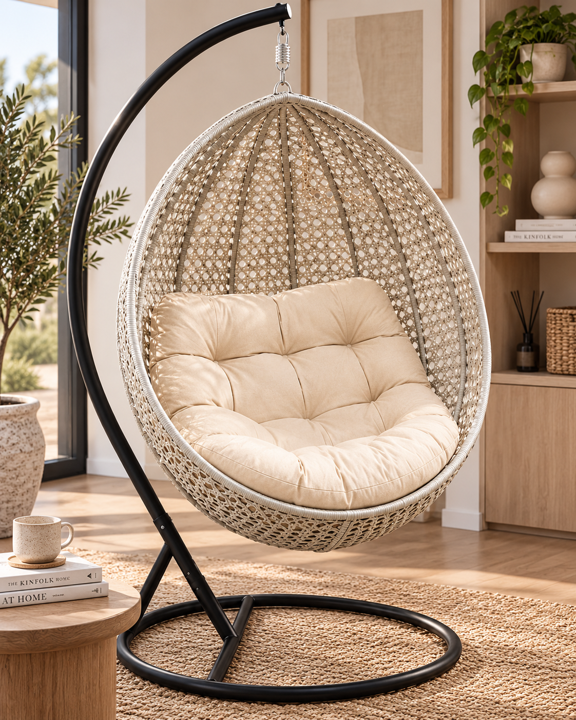 Zuri Nest Chair. — handcrafted African outdoor by Sinai in Kenya